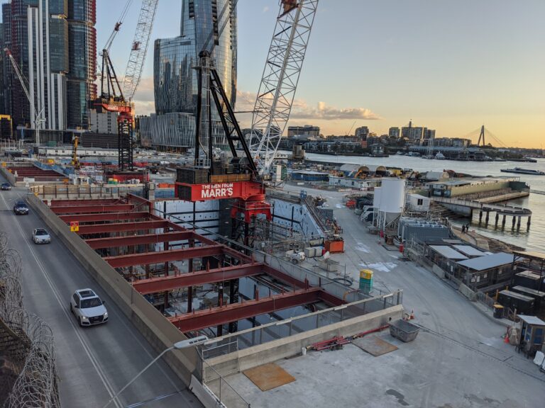 Barangaroo Station & Hickson Temporary Road Bridge